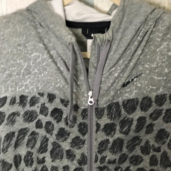Nike Lightweight Geometric Hooded Zip Up Sweatshirt - Picture 2 of 12